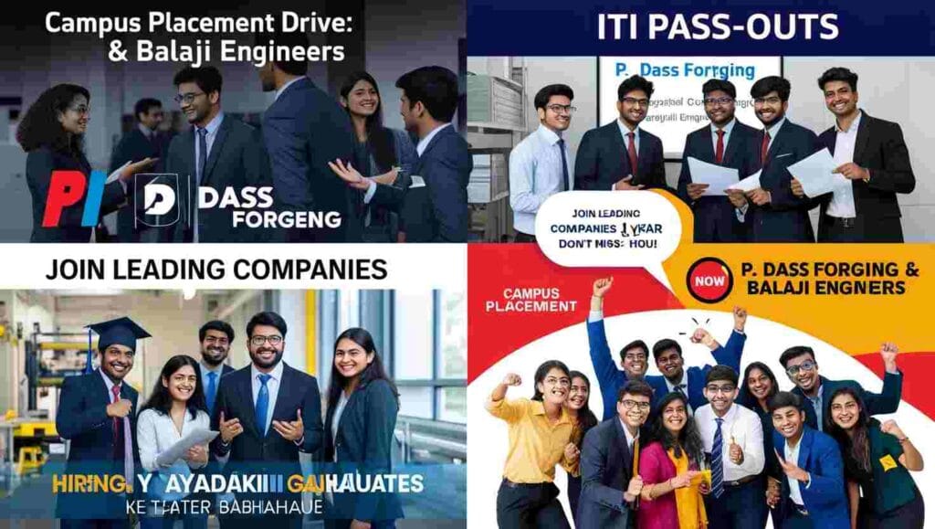 02 Company Campus Placement 2024 | Required Qualification of 02 Company Campus Placement 2024 | P Dass Forging Pvt. Ltd & Balaji Engineers Pvt. Ltd Job Recruitment 2024 Details | ITI JOB 2024