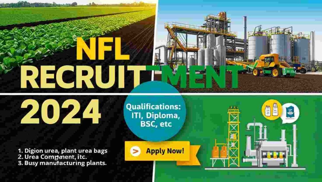 NFL Recruitment 2024 apply online | National Fertilizers Limited Recruitment 2024 | NFL Recruitment 2024 Syllabus | NFL Recruitment 2024 Notification PDF