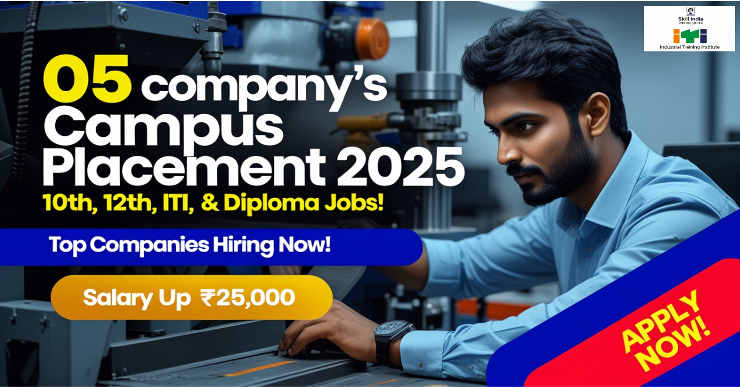 05 Company’s Campus Placement 2025 | 05 Company’s Campus Placement at Government ITI Farrukhabad | Shri Ram Piston & Rings Ltd Campus Placement | Continental, Global Surface Campus Placement | Sandhar Technologies Ltd Campus Placement | Asahi India Glass Ltd Campus Placement | Polymedicure Ltd Campus Placement