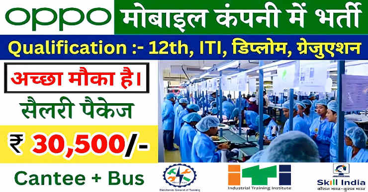 Oppo Company Job Vacancy 2025 | Oppo Company Noida Job Vacanacy | ITI Job in Noida